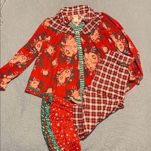 Matilda Jane Christmas pajamas size 6